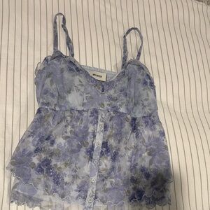 Hollister Women's Lavender Floral Camisole